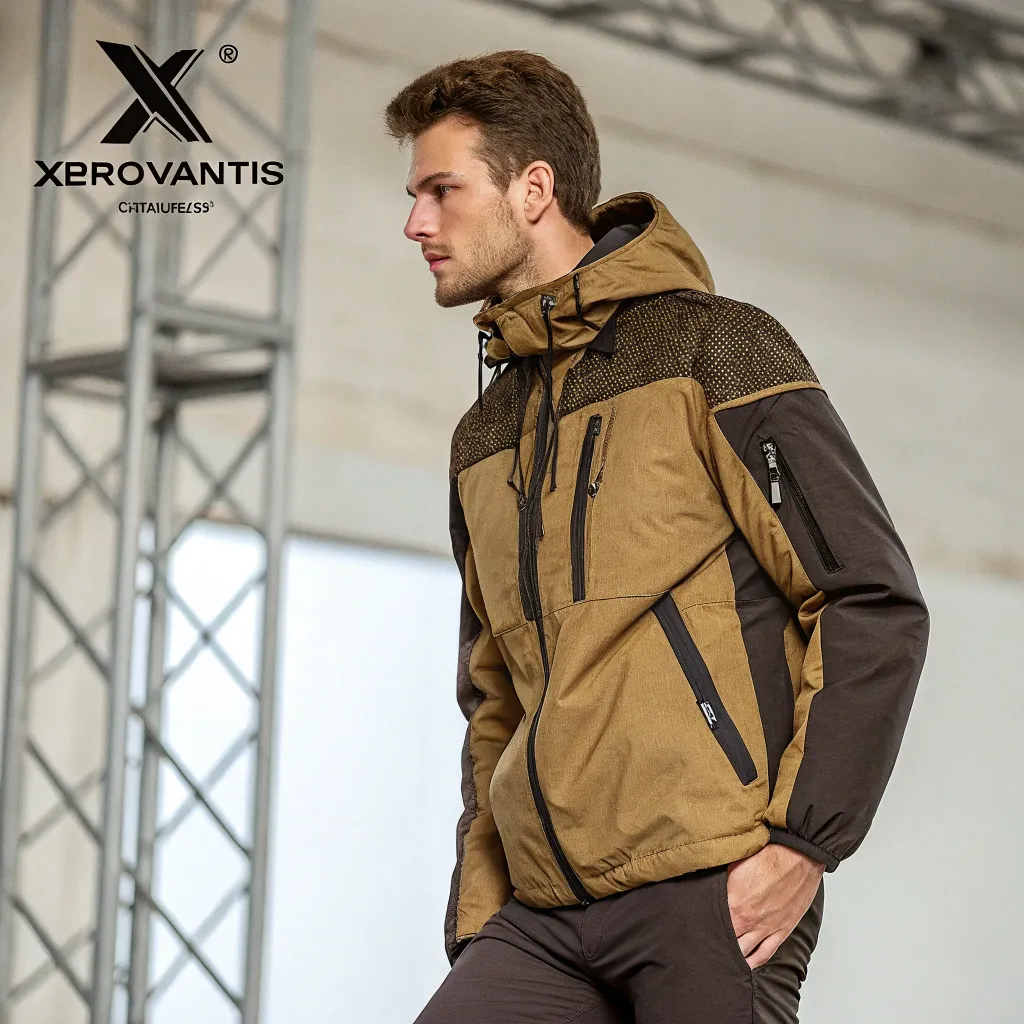 Model wearing Xerovantis clothing